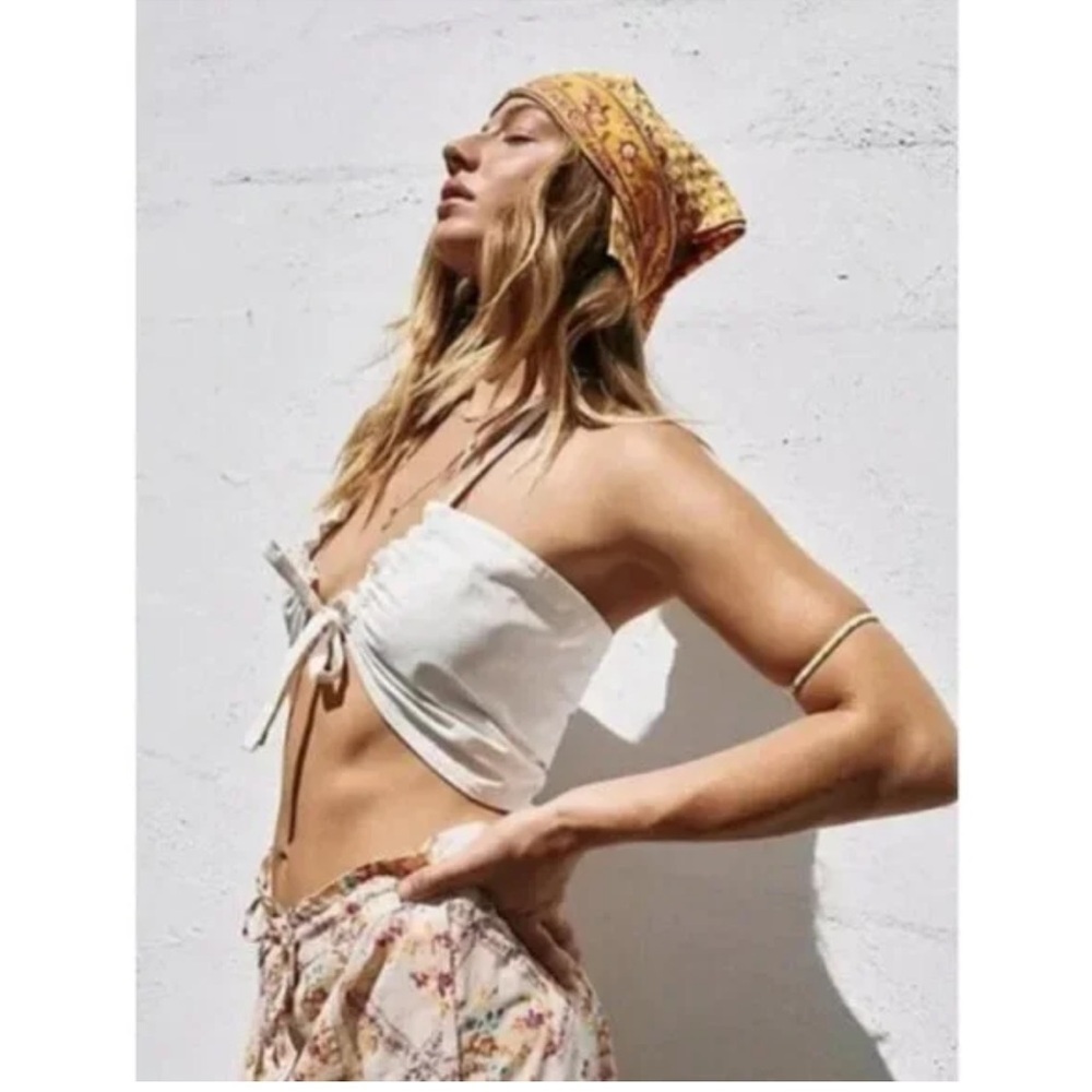 Free People Summer convertible tie halter bandeau bra crop top Intimately (new)